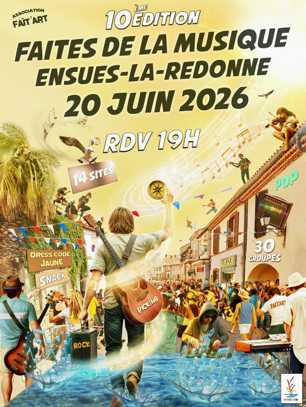 Affiche "faites de la musique 2026"